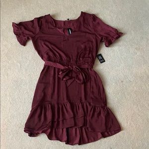 Maroon Express Dress, size L